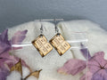 Spicy Book Earrings | “I Like My Books Spicy & My Coffee Icy” | Romance Reader Jewelry and Book Lover Gift | Booktok Earrings