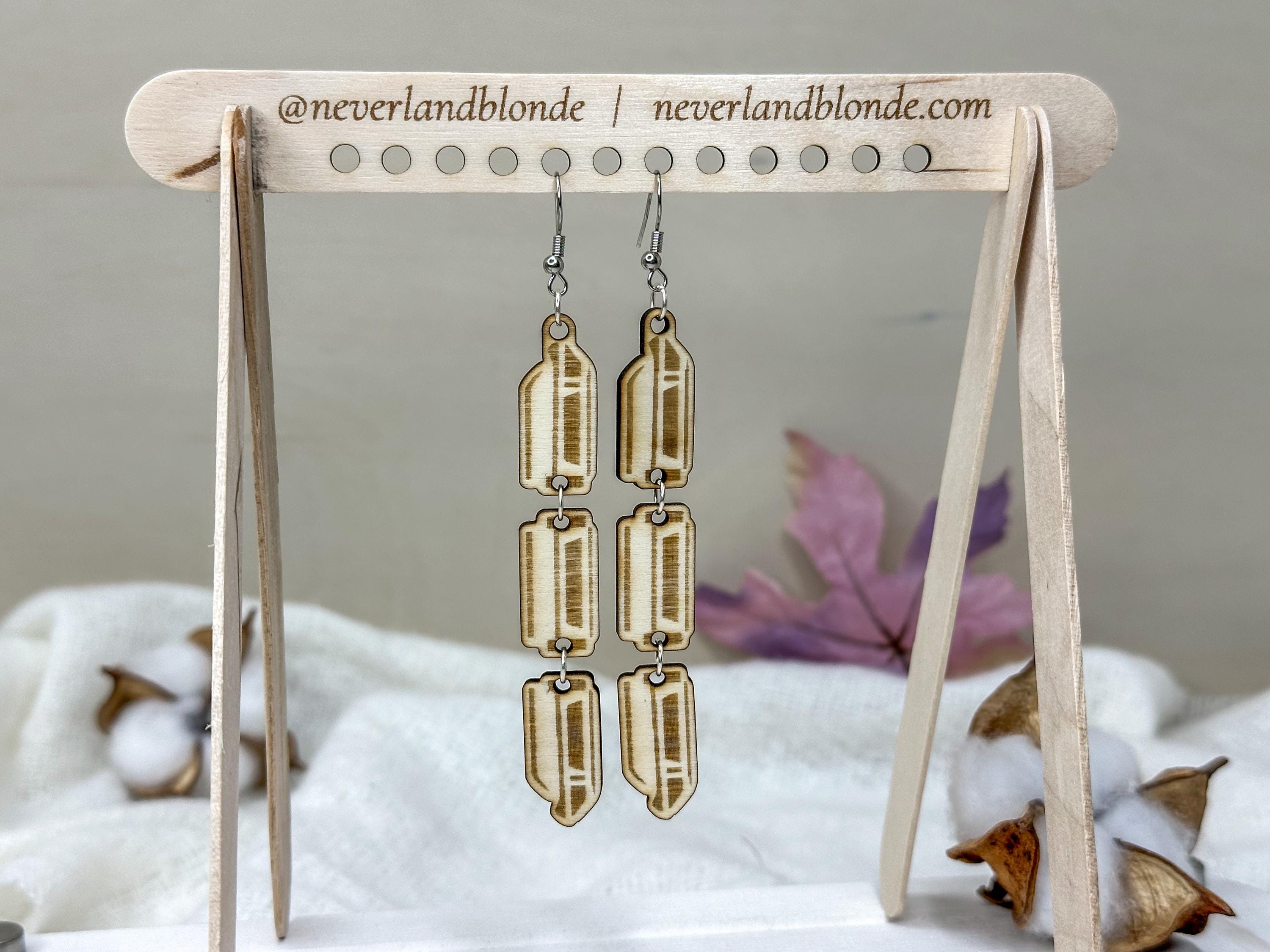 Monorail Earrings | Jewelry Inspired by Disney Park and Gift for Disney Fans