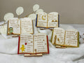 Miniature Book Decor: Hand-Painted Literary Quote Sign from ACOTAR, Frankenstein, Winnie the Pooh