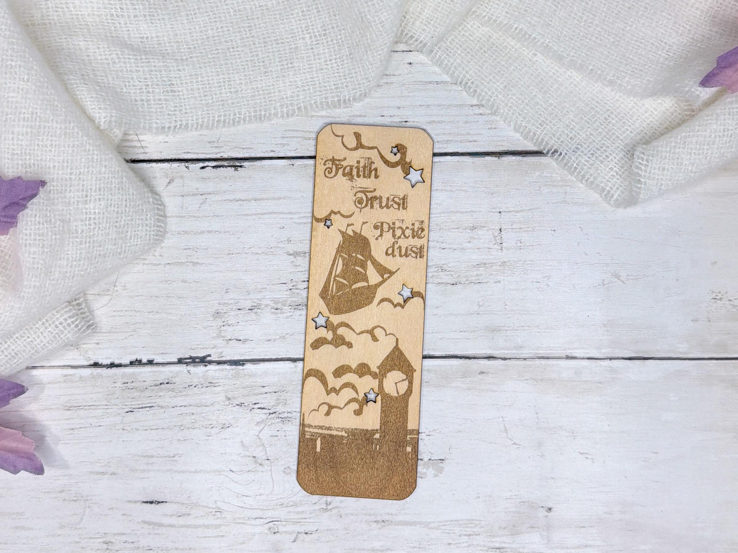 Wooden Bookmark | Laser Engraved Bookmarks | Reader Gift | Book Lover Stocking Stuffer | Choose from 4 Designs