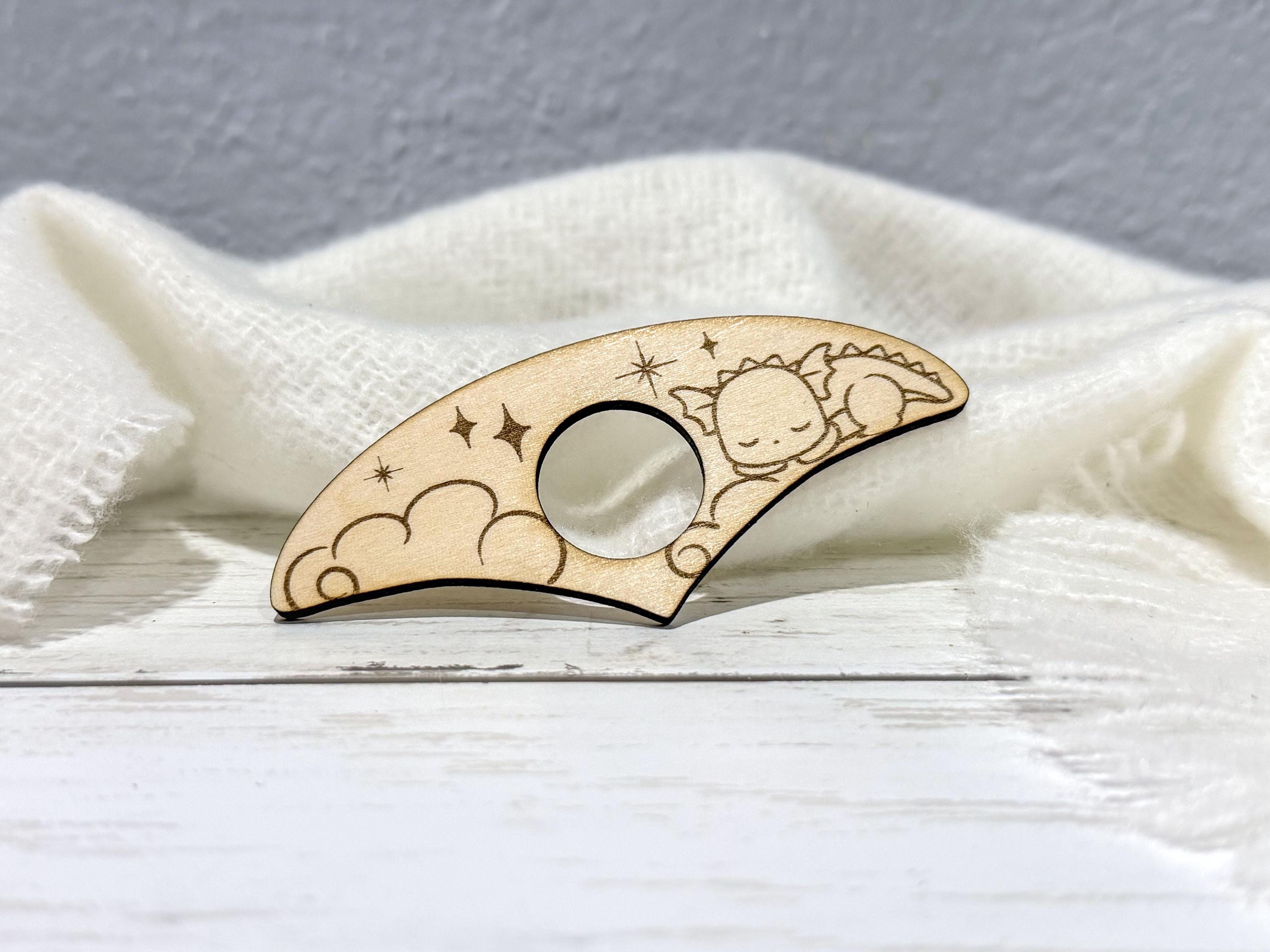 Wooden Book Page Holder Thumb Grip for Reading | Romantasy Gift and Book Lover Accessory