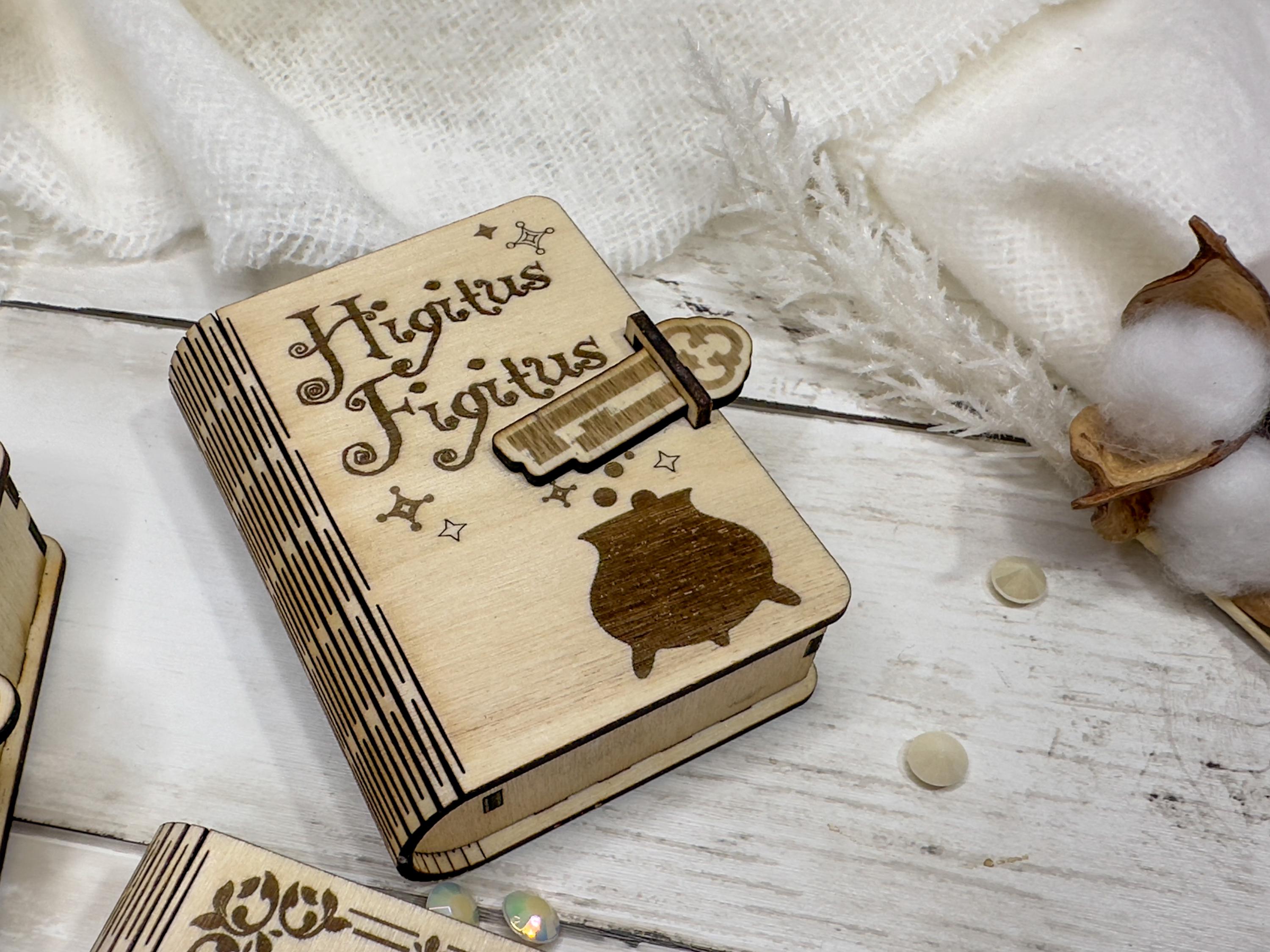 Wooden Story Book Keepsake Gift Box | Laser Engraved Personalization available