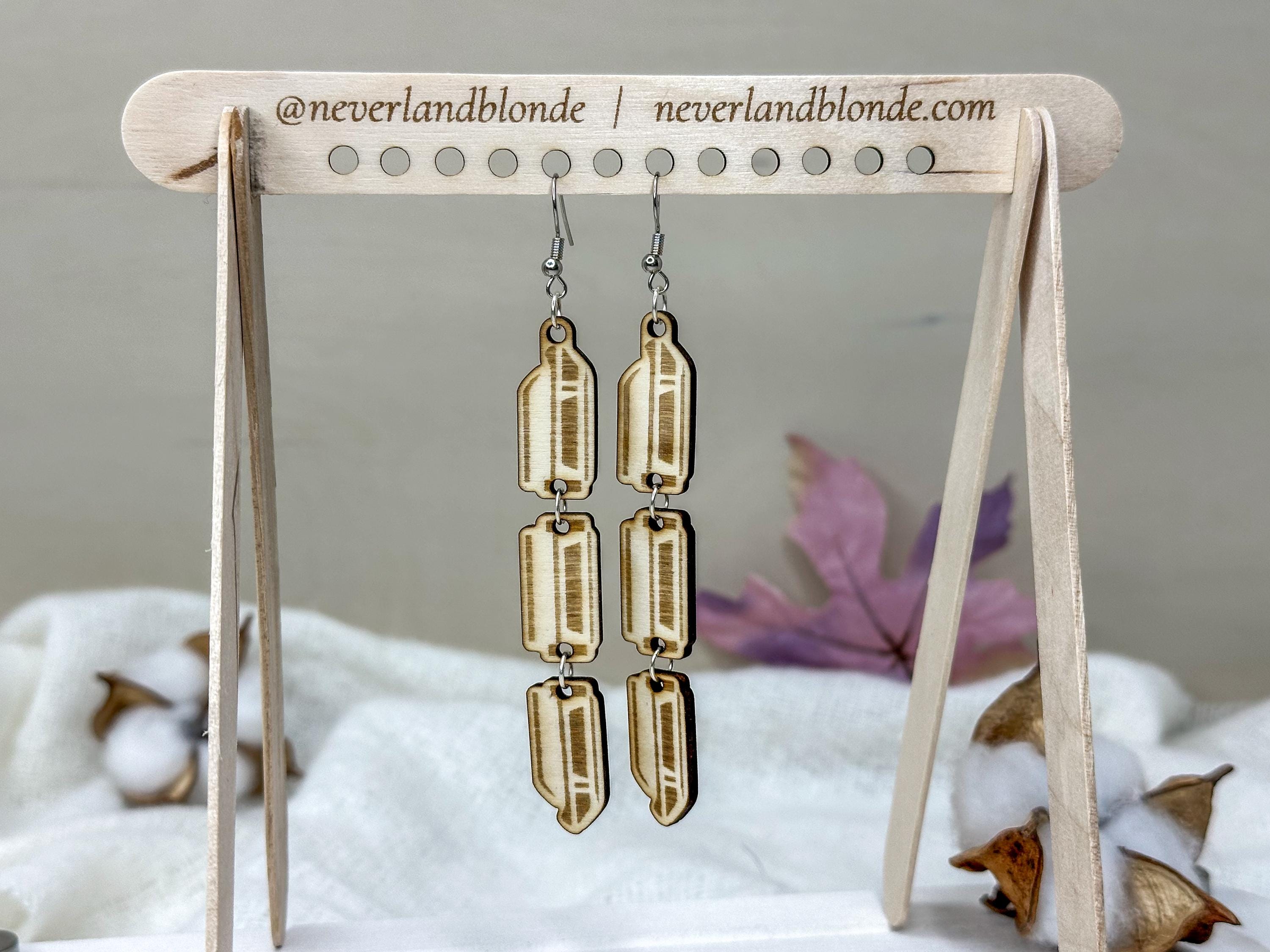 Monorail Earrings | Jewelry Inspired by Disney Park and Gift for Disney Fans
