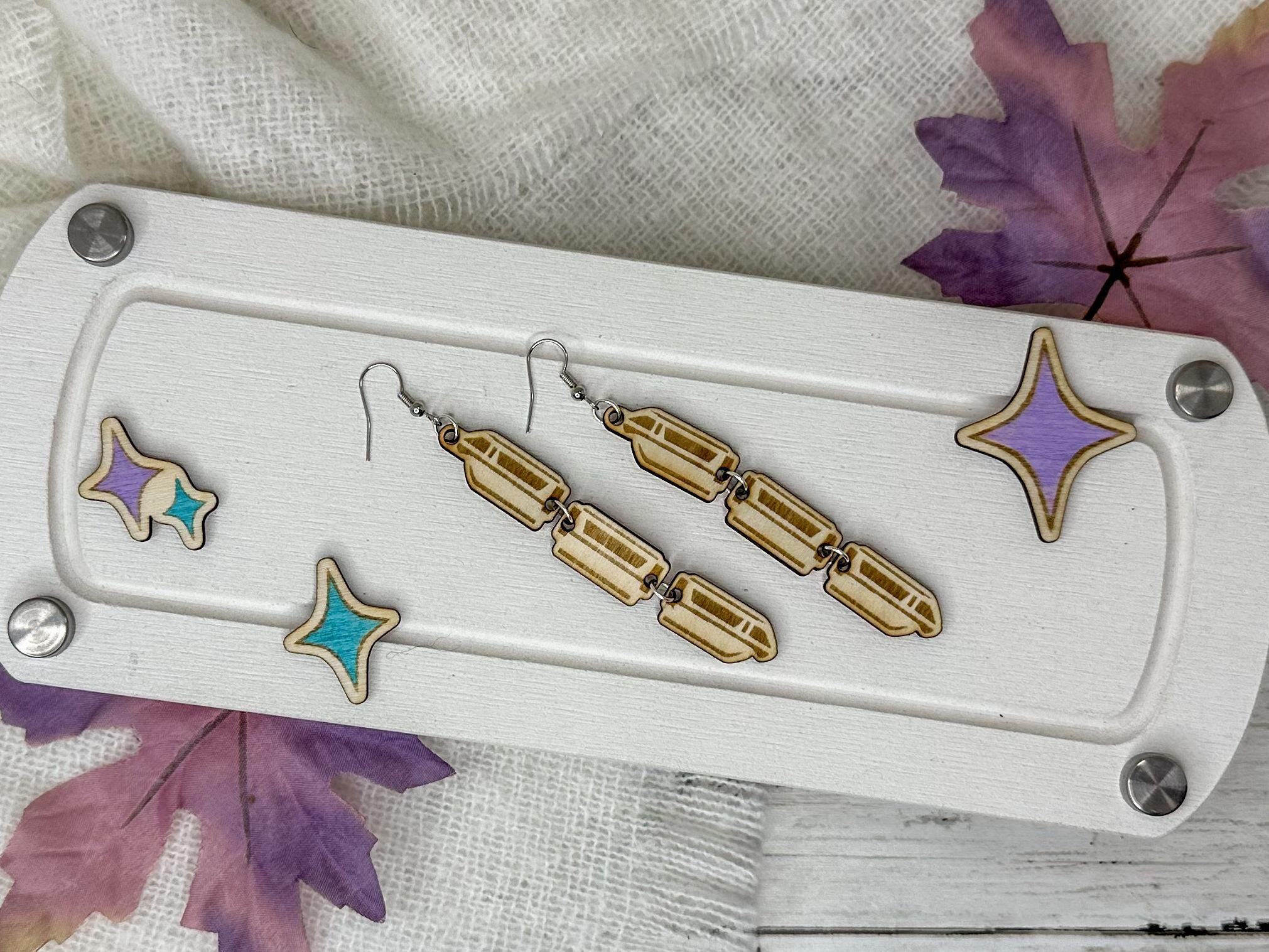 Monorail Earrings | Jewelry Inspired by Disney Park and Gift for Disney Fans