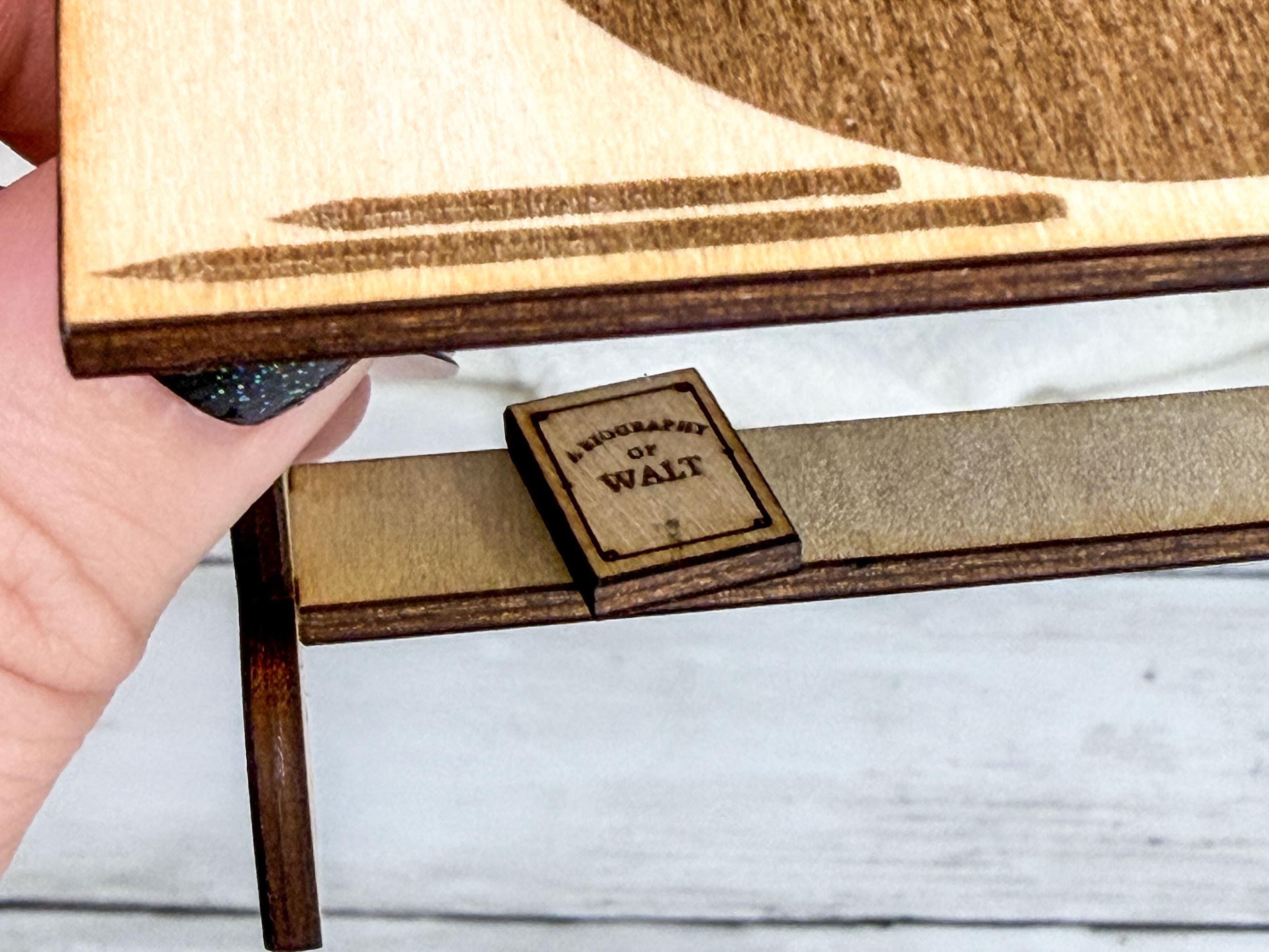 Miniature Animator Desk | Artist Diorama Inspired by Disney Animators with a Hidden Tribute to Walt Disney