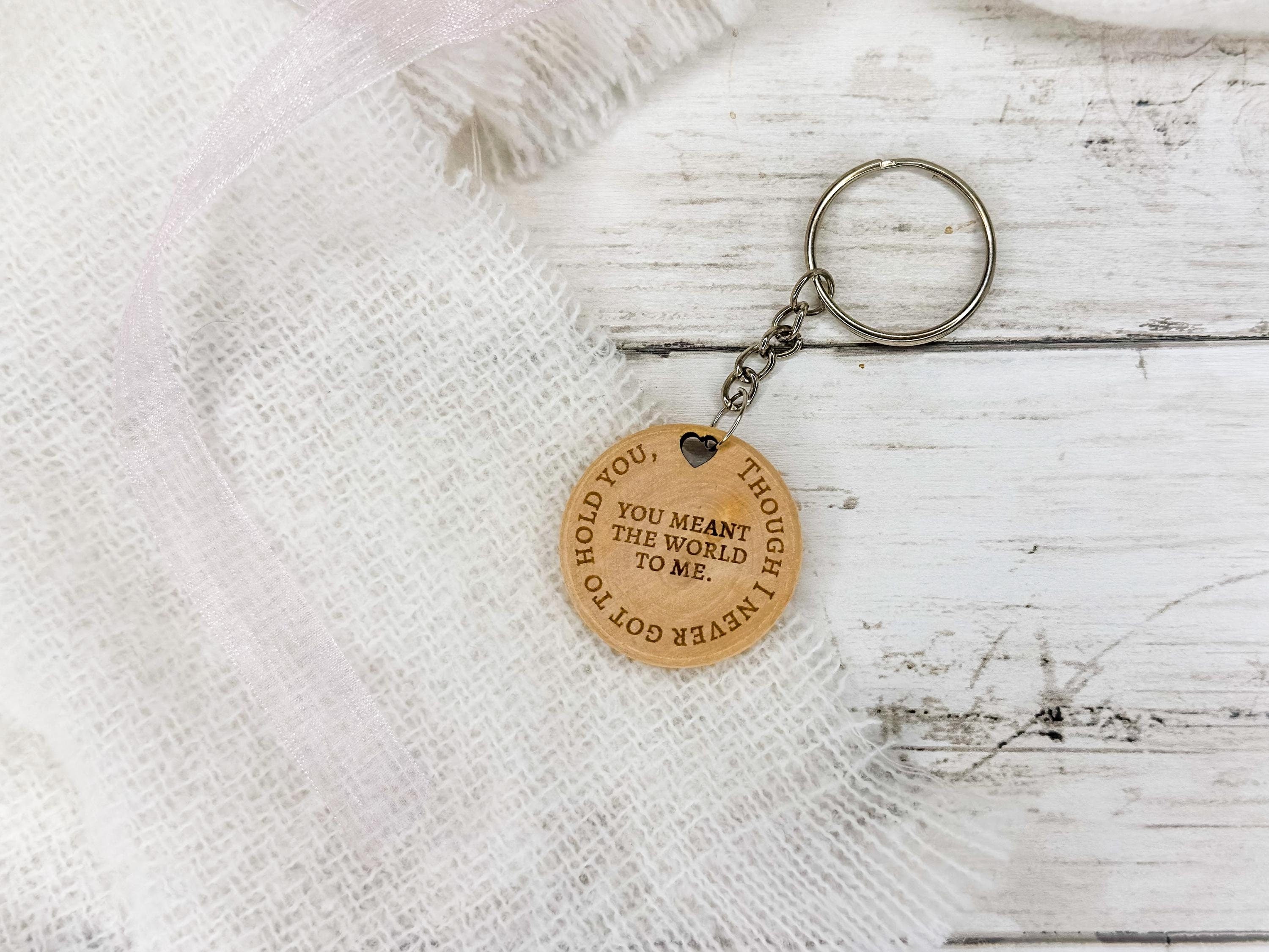 Miscarriage Gift Keychain for Remembrance of Pregnancy Loss | Personalize with Date